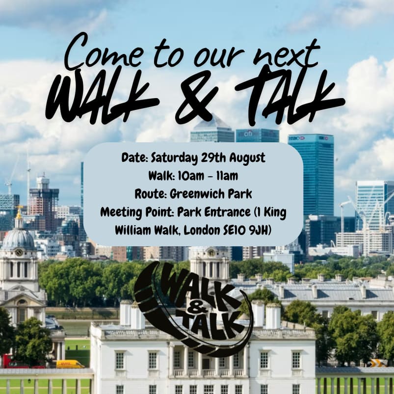 Walk & Talk - Greenwich Park 29th August