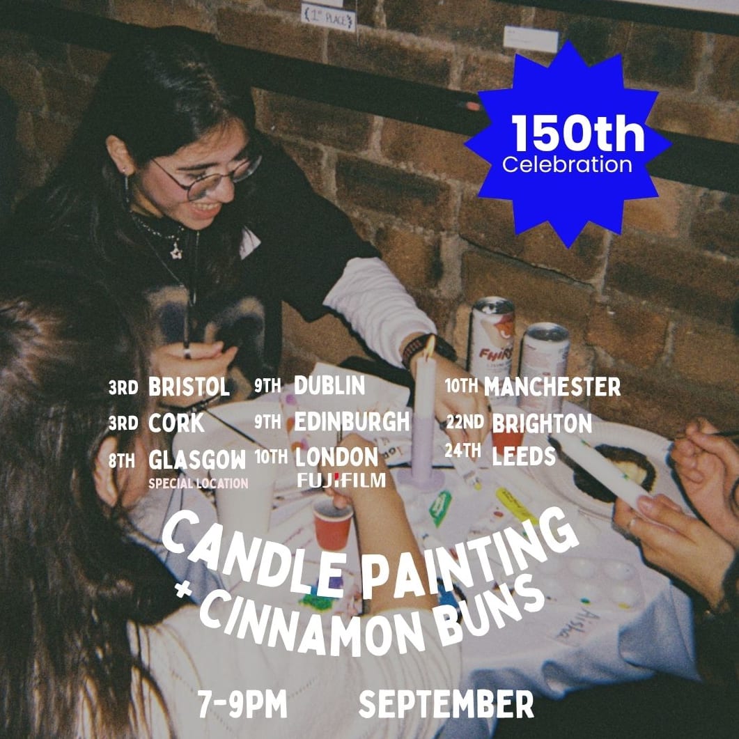 Candle Painting, Cinnamon Buns + New Friends! event image
