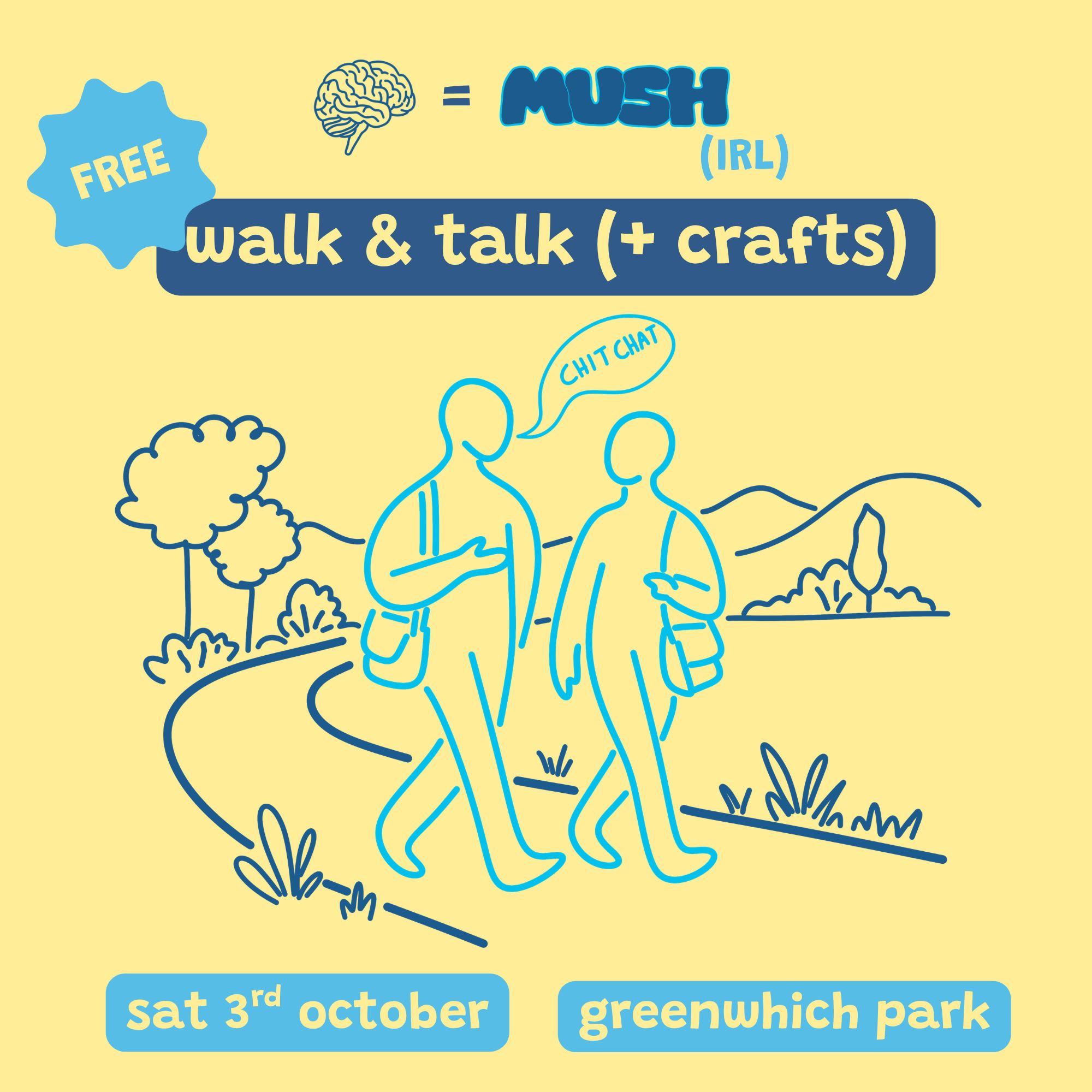 walk & talk (+crafts) - greenwhich park