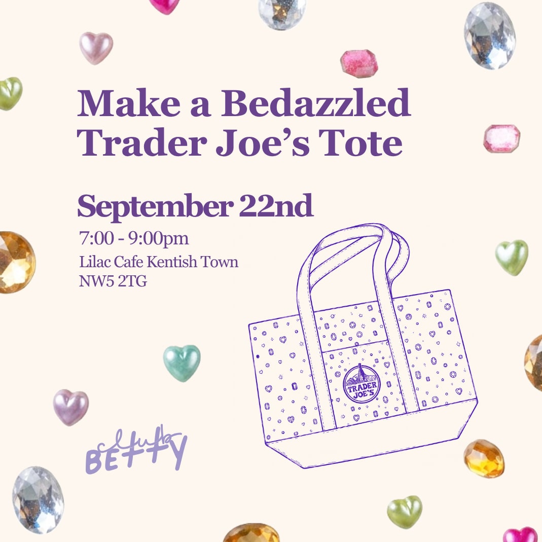 Make A Bedazzled Trader Joe's Tote