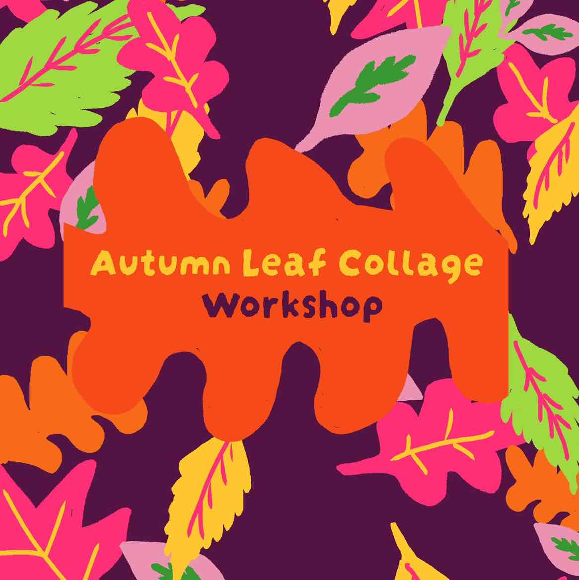 🍂 AUTUMN LEAF COLLAGE WORKSHOP