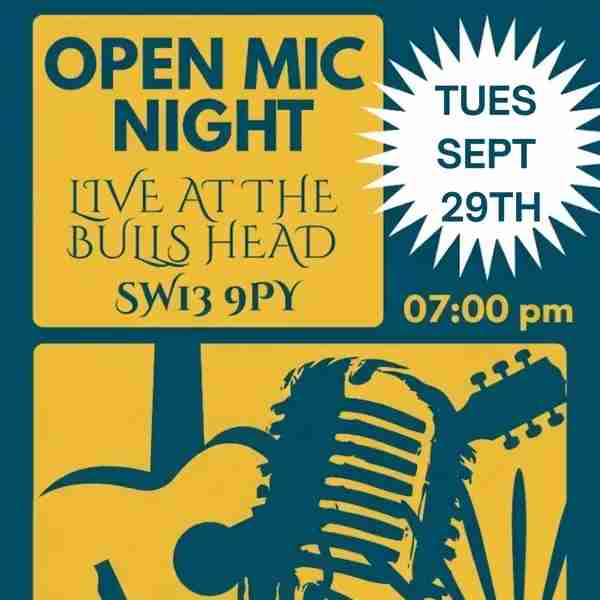 Open mic night - Live at The Bulls Head, Barnes