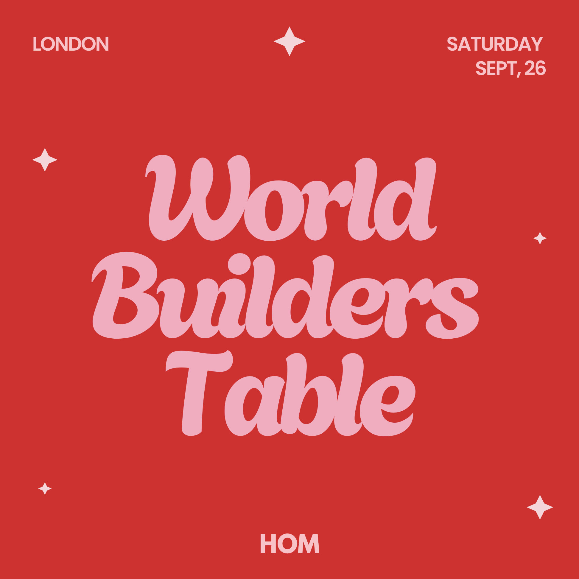 World Builders Table by HOM