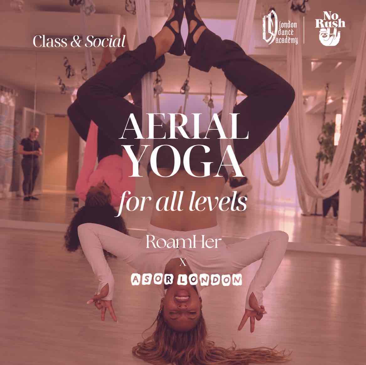 Aerial Yoga Class & Social ✨💕