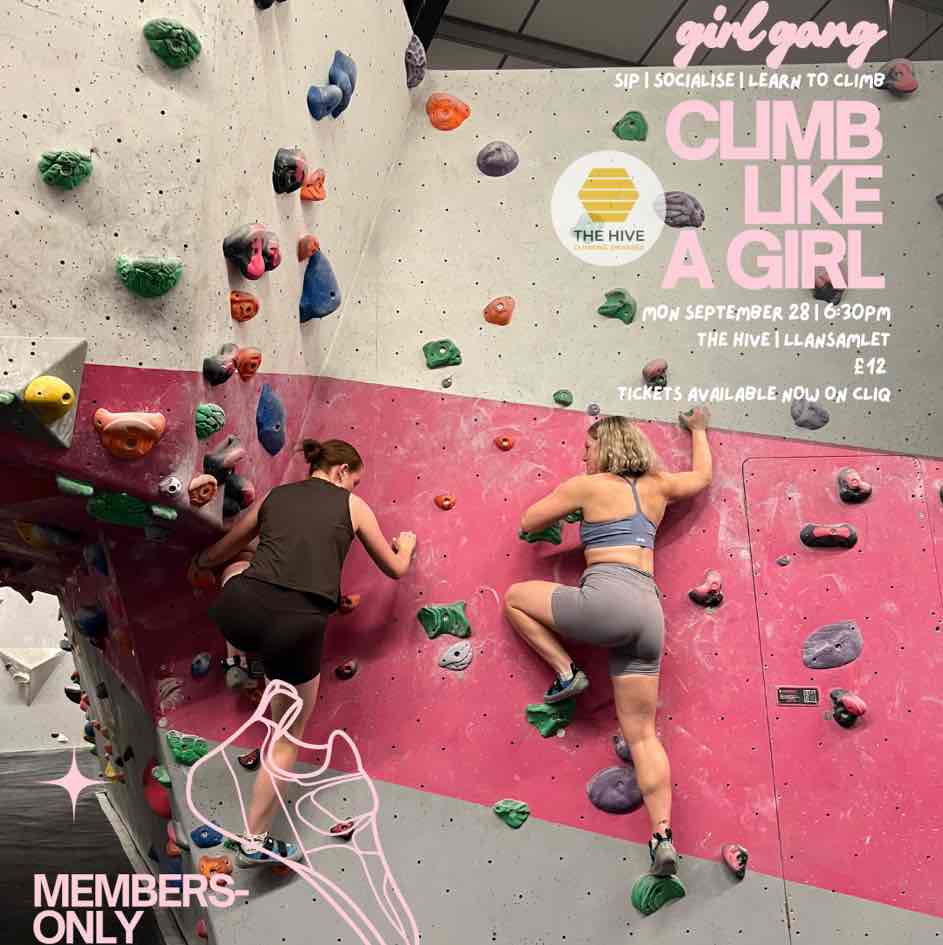 climb like a girl 🧗🏼♀️🩷🪨