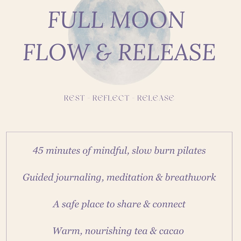 Full Moon Flow & Release (paid - read description)