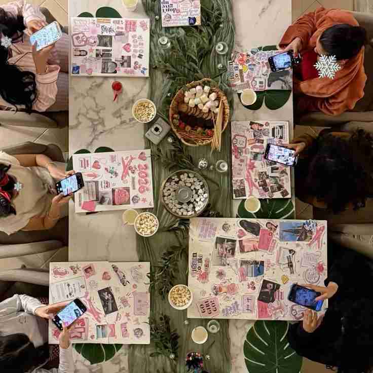 Rooftop Vision Board Making✨️💯