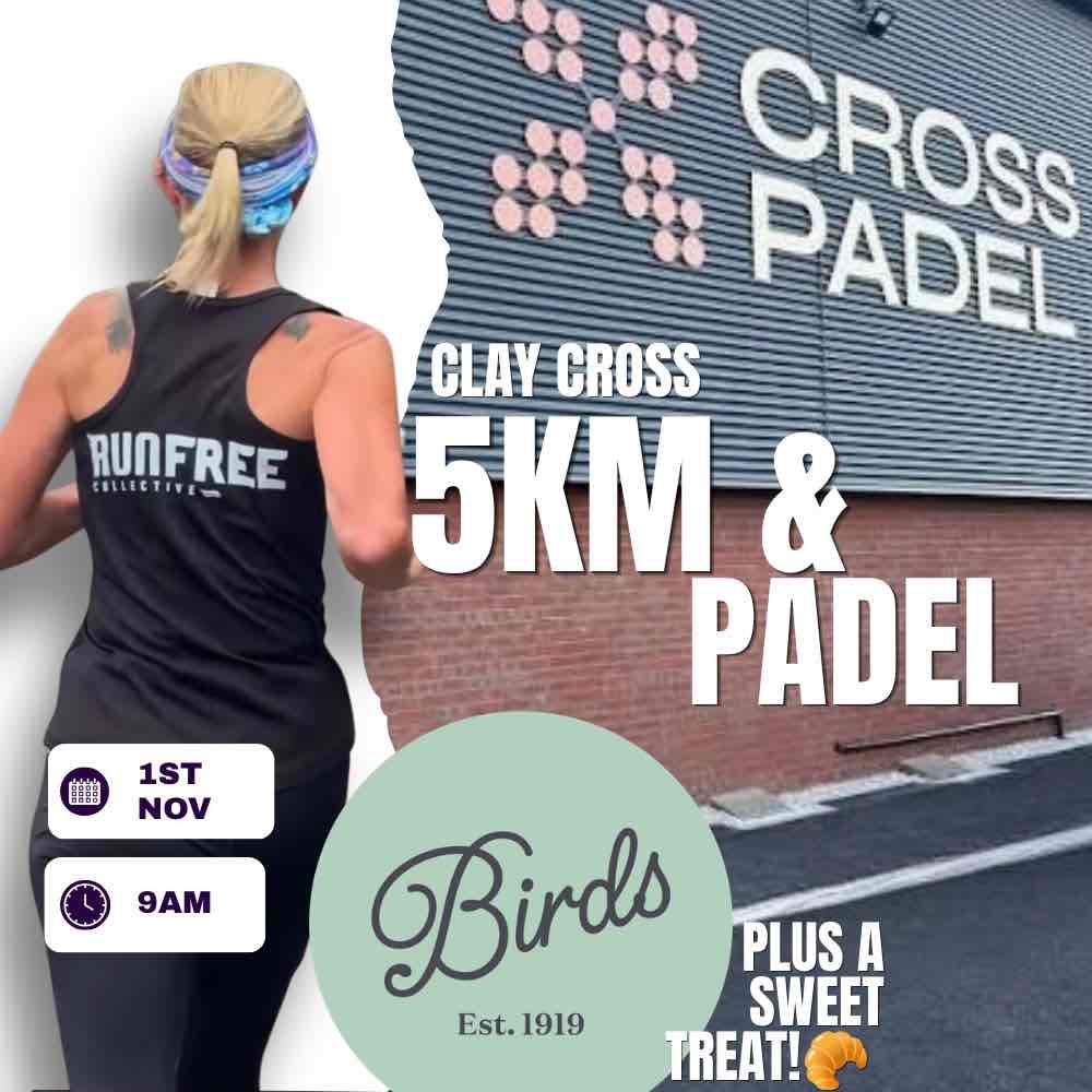 Run Free X Cross Padel X Birds Bakery