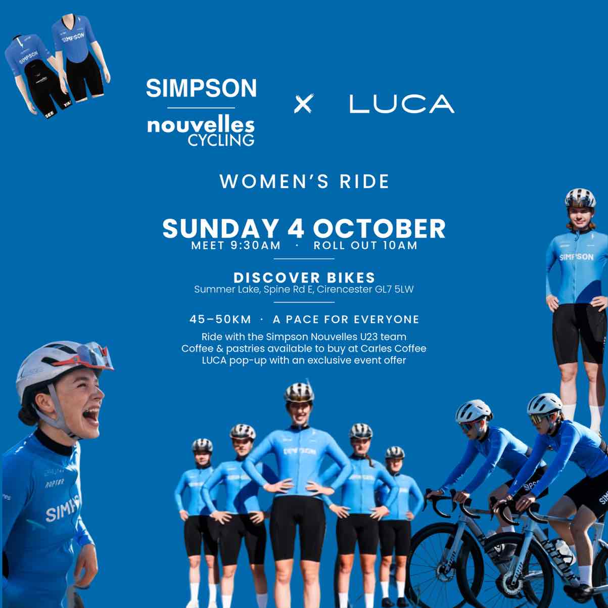 Simpson Nouvelles x LUCA women’s ride - Cotswolds 