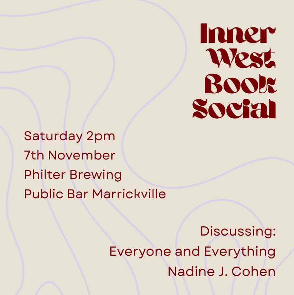 Inner West Book Social - Everyone and Everything