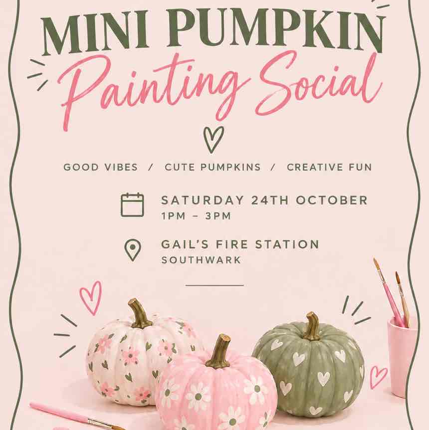Mini Pumpkin Painting Social