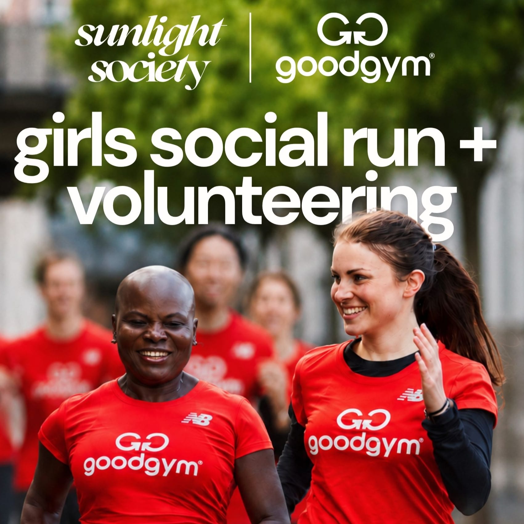 social run + volunteering with GoodGym 🌱