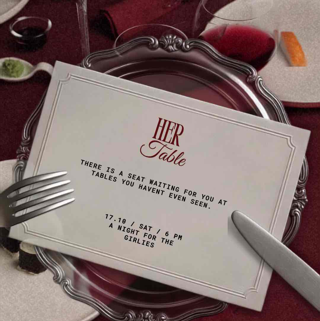 Her table