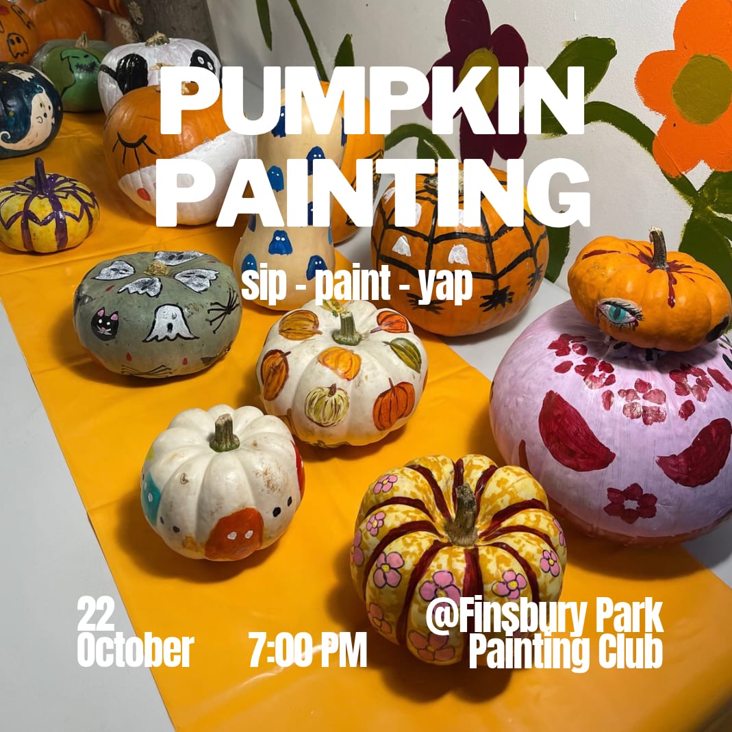 Halloween Pumpkin Sip & Paint