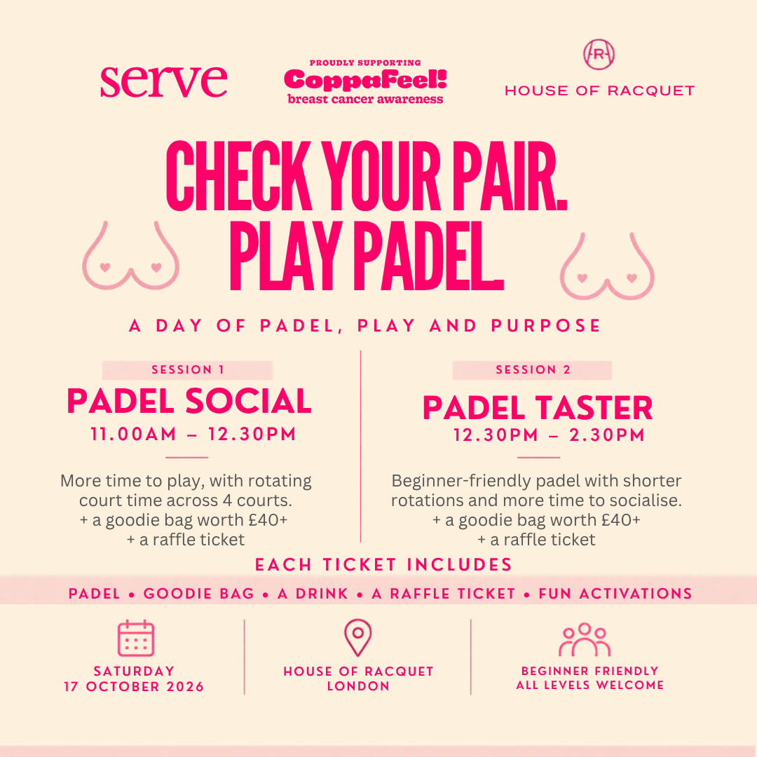 CHECK YOUR PAIR. PLAY PADEL. 💗