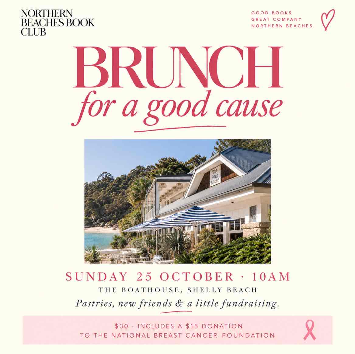 Brunch for a good cause 🎀 NBCF