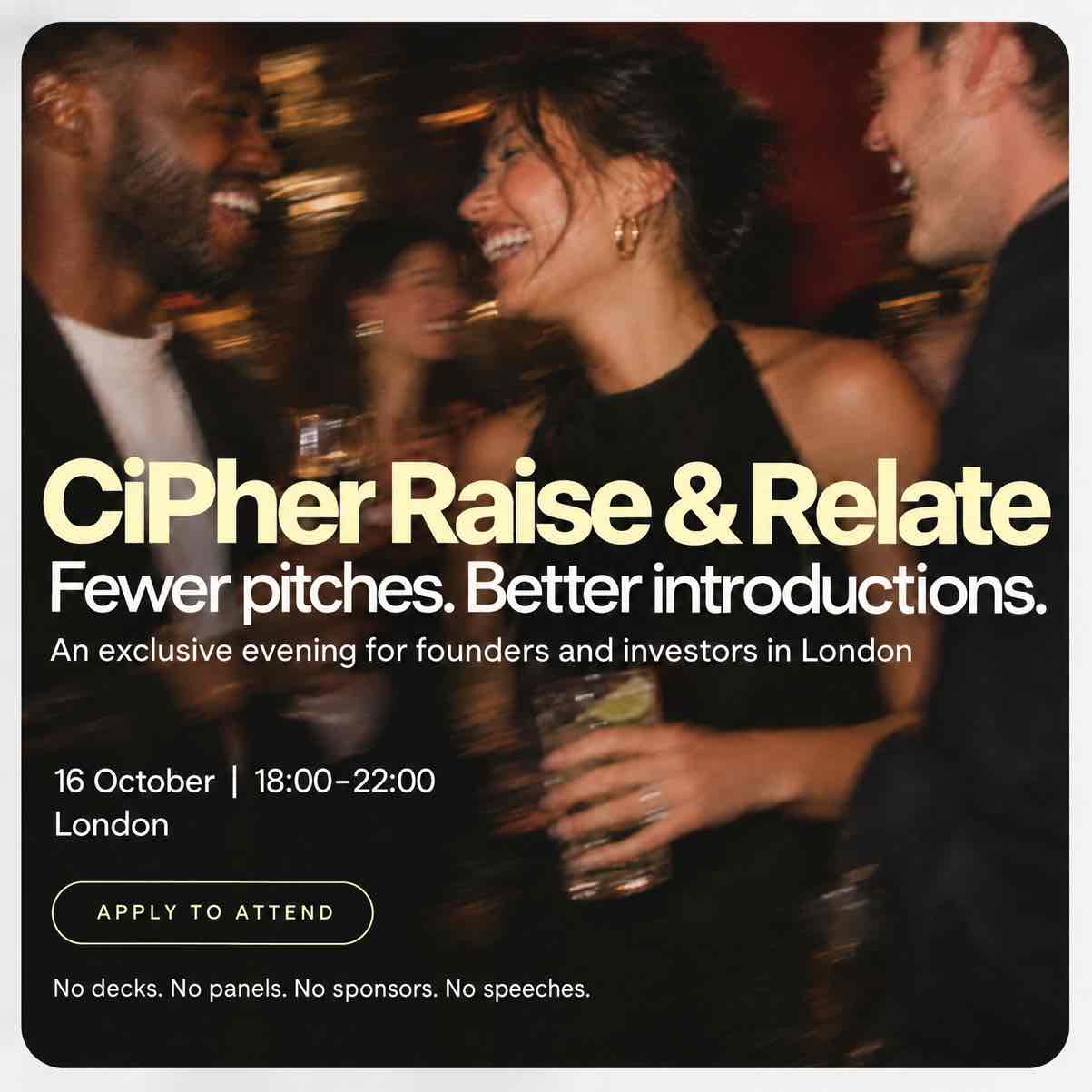 Cipher Raise & Relate in London