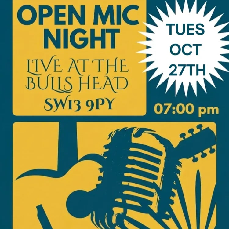 Open mic night - Live at The Bulls Head, Barnes