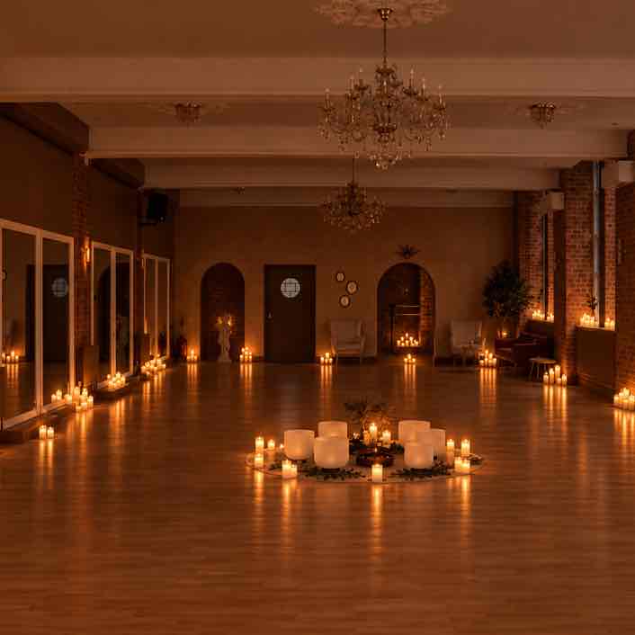 Free Candle Light Yoga & Sound Bath