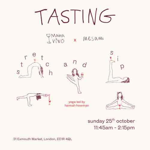 ‘Stretch and Sip’ yoga and wine tasting