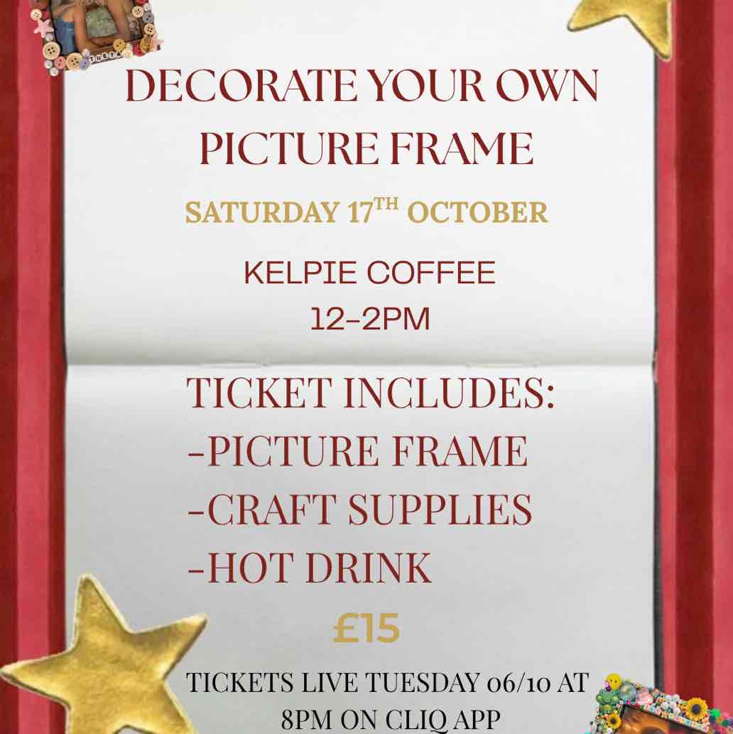 Decorate your own picture frame 🖼️