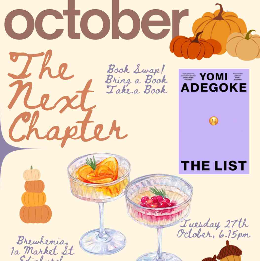 OCTOBER BOOK CLUB: The List