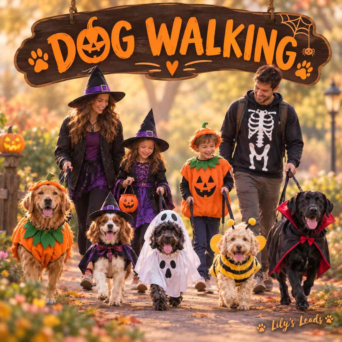 🎃🐾 Halloween Dog walk ! 👻🐶