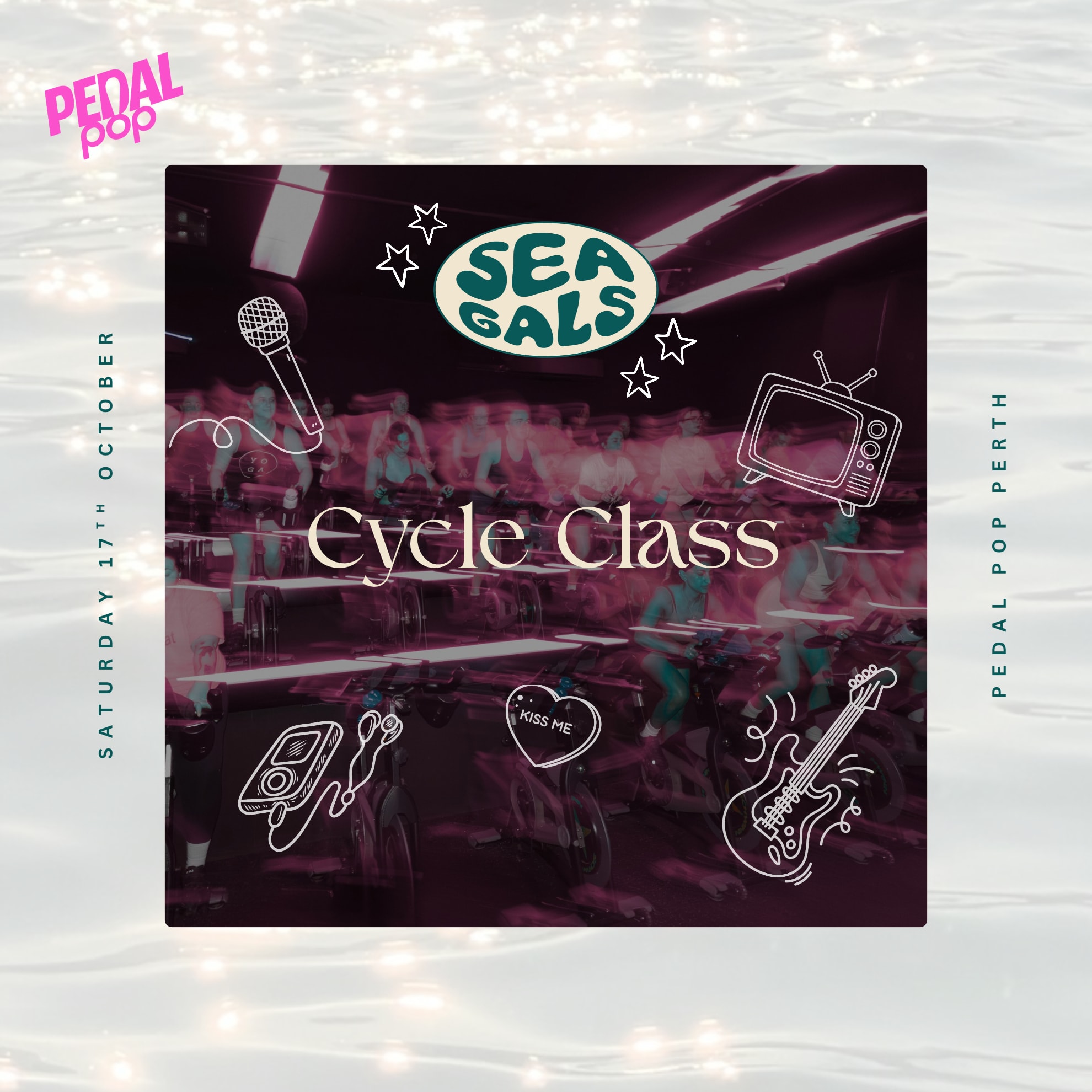 Sea Gals x Pedal Pop - 00's Heart Throb Edition