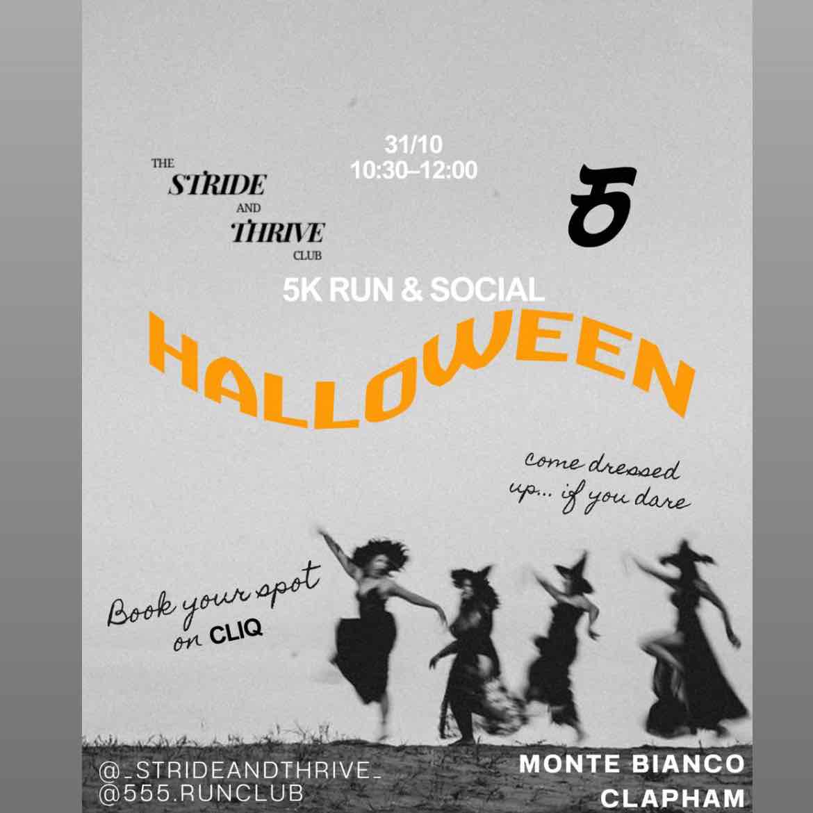 Halloween Run Club x 555 Saturday 31.10π event image