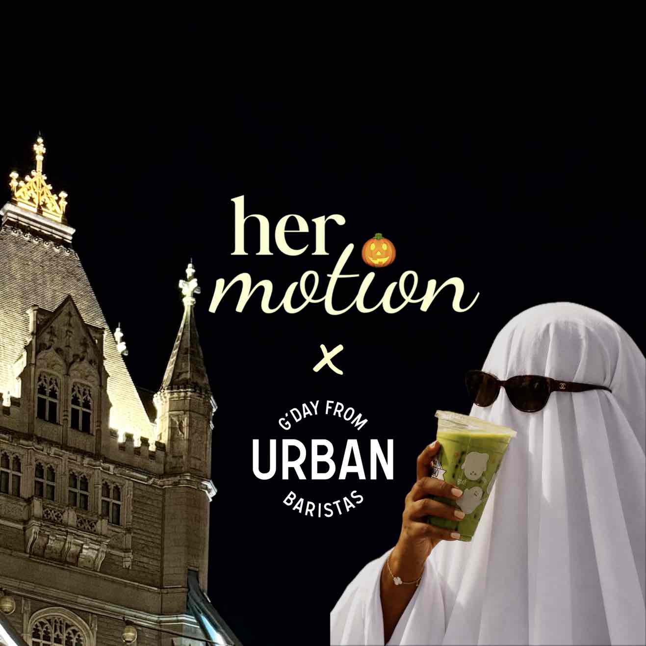 HERmotion x Urban Baristas Halloween Run π»π event image