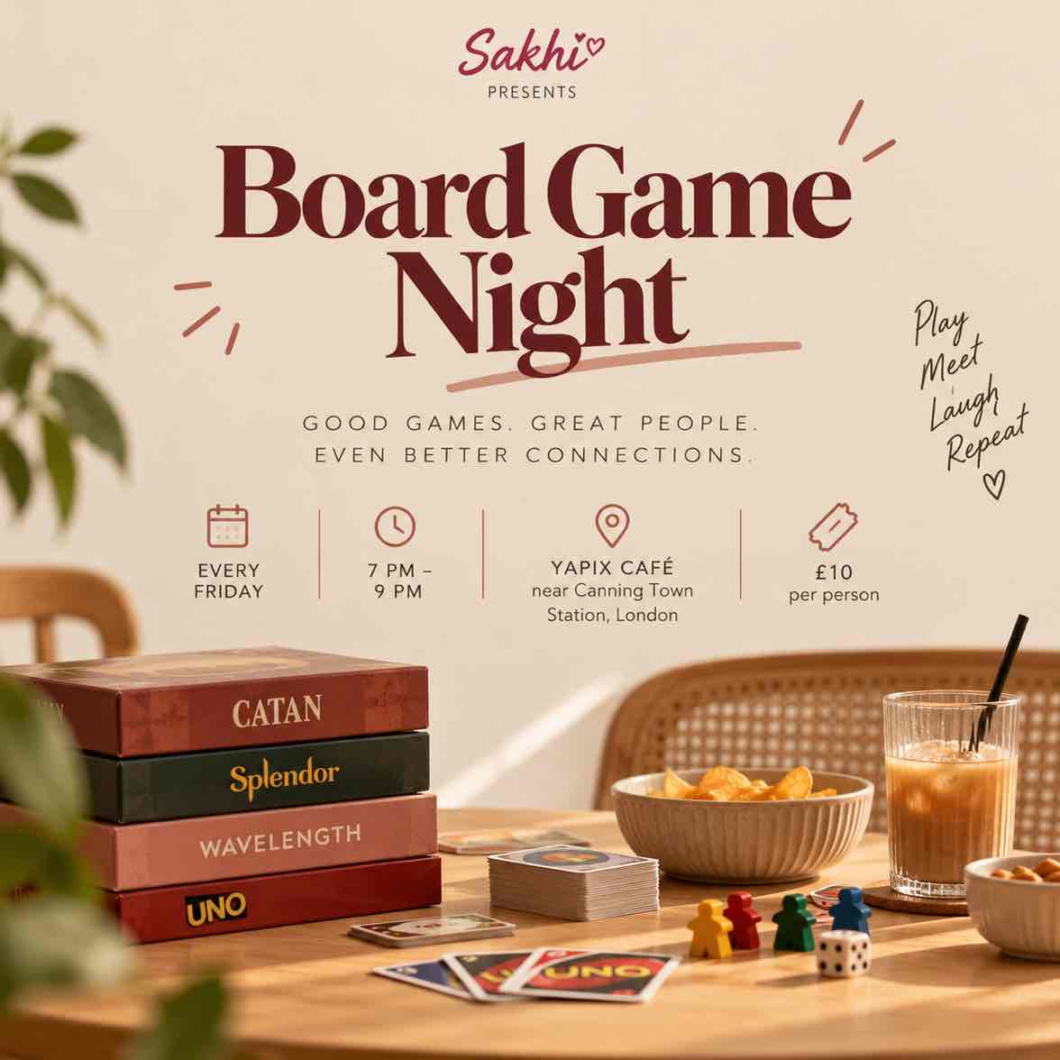 Board game social event image