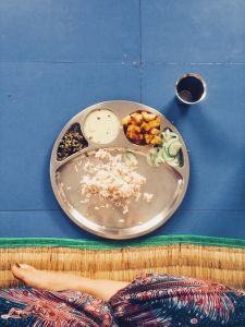 ashram food in india