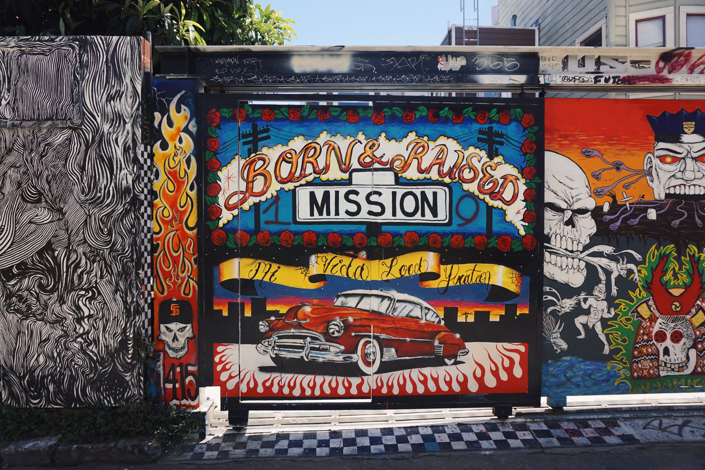 Mission graffiti, San Francisco