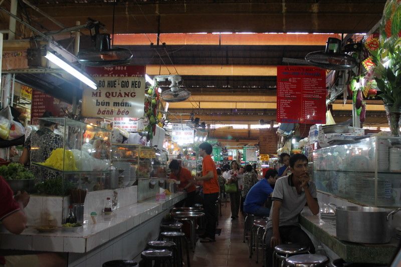 ben thanh market in saigon
