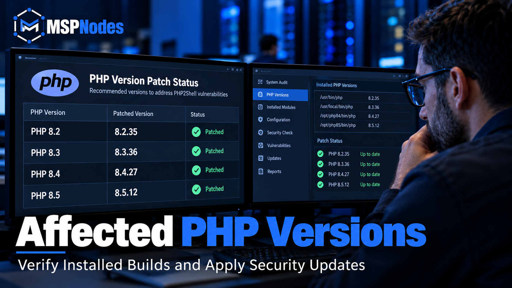 Affected PHP Versions