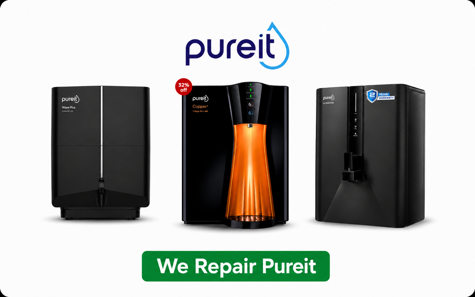 HUL Pureit RO Water Purifier Models