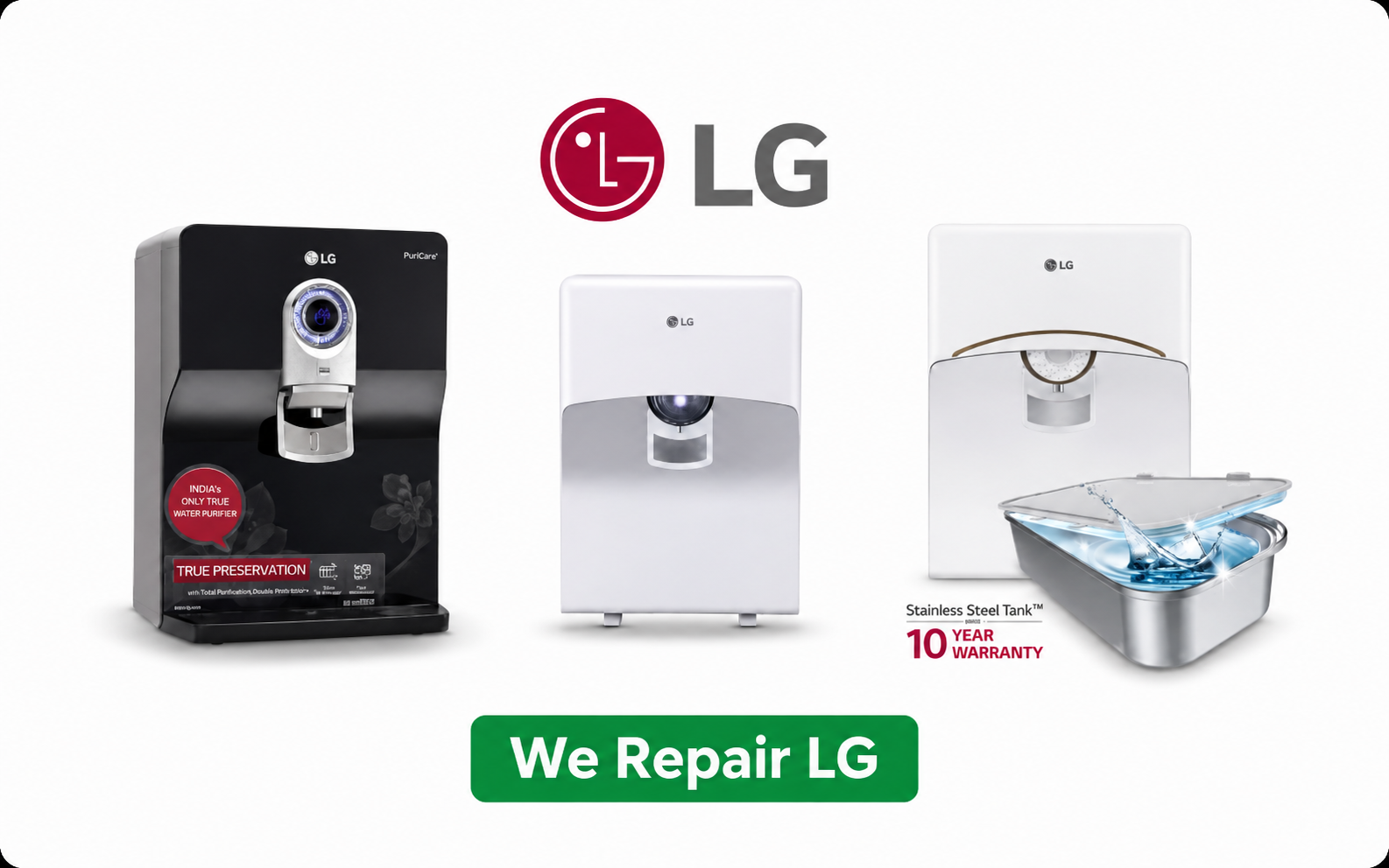 LG RO Water Purifier Models
