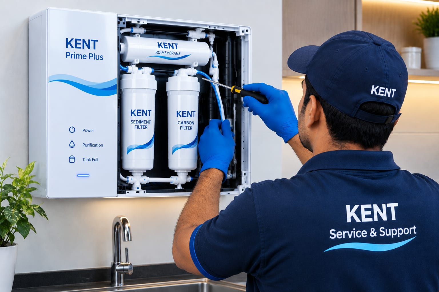 Doorstep Kent RO Water Purifier Repair & Service in Bangalore