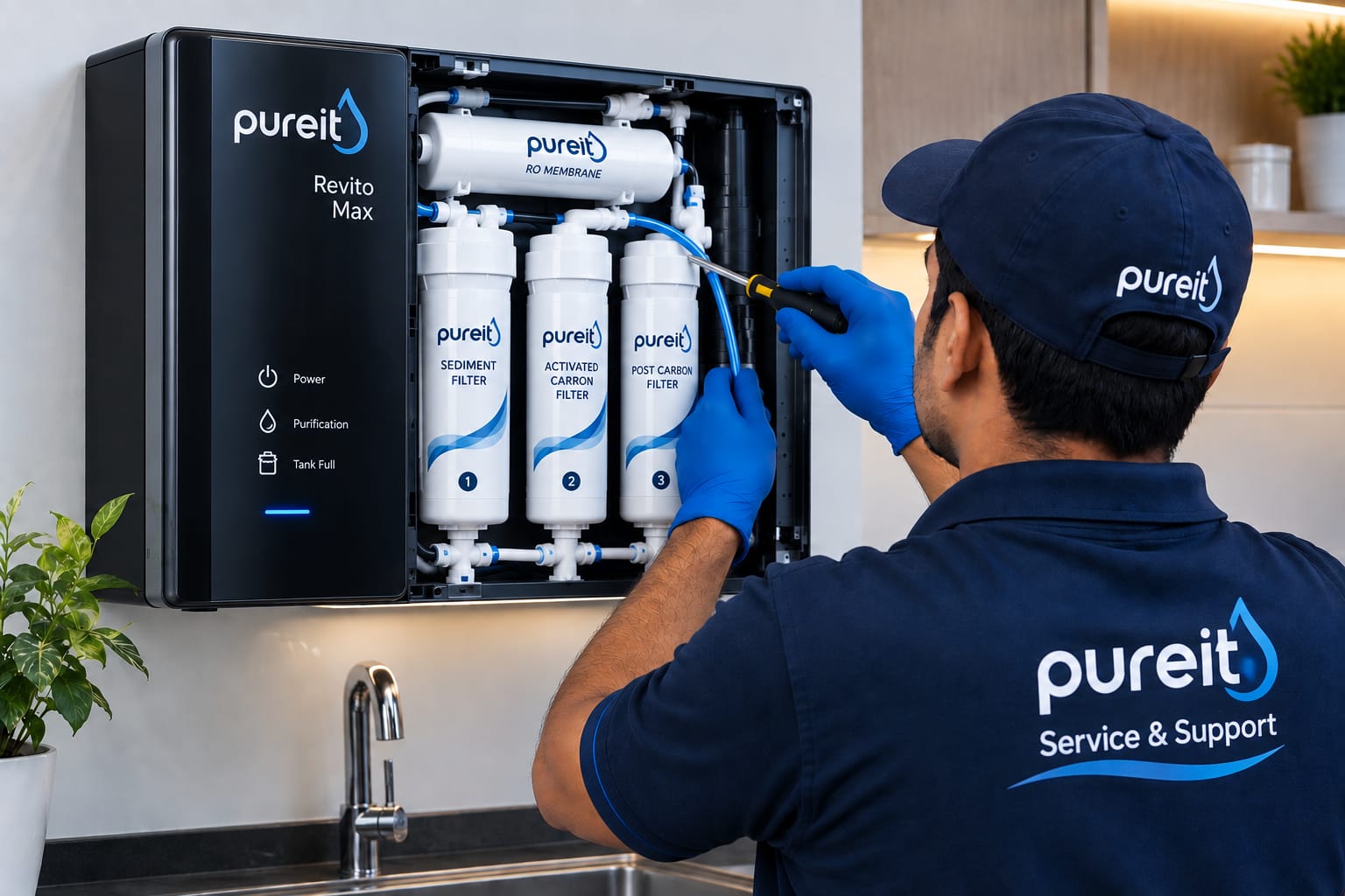 Doorstep Pureit RO Water Purifier Repair & Service in Bangalore
