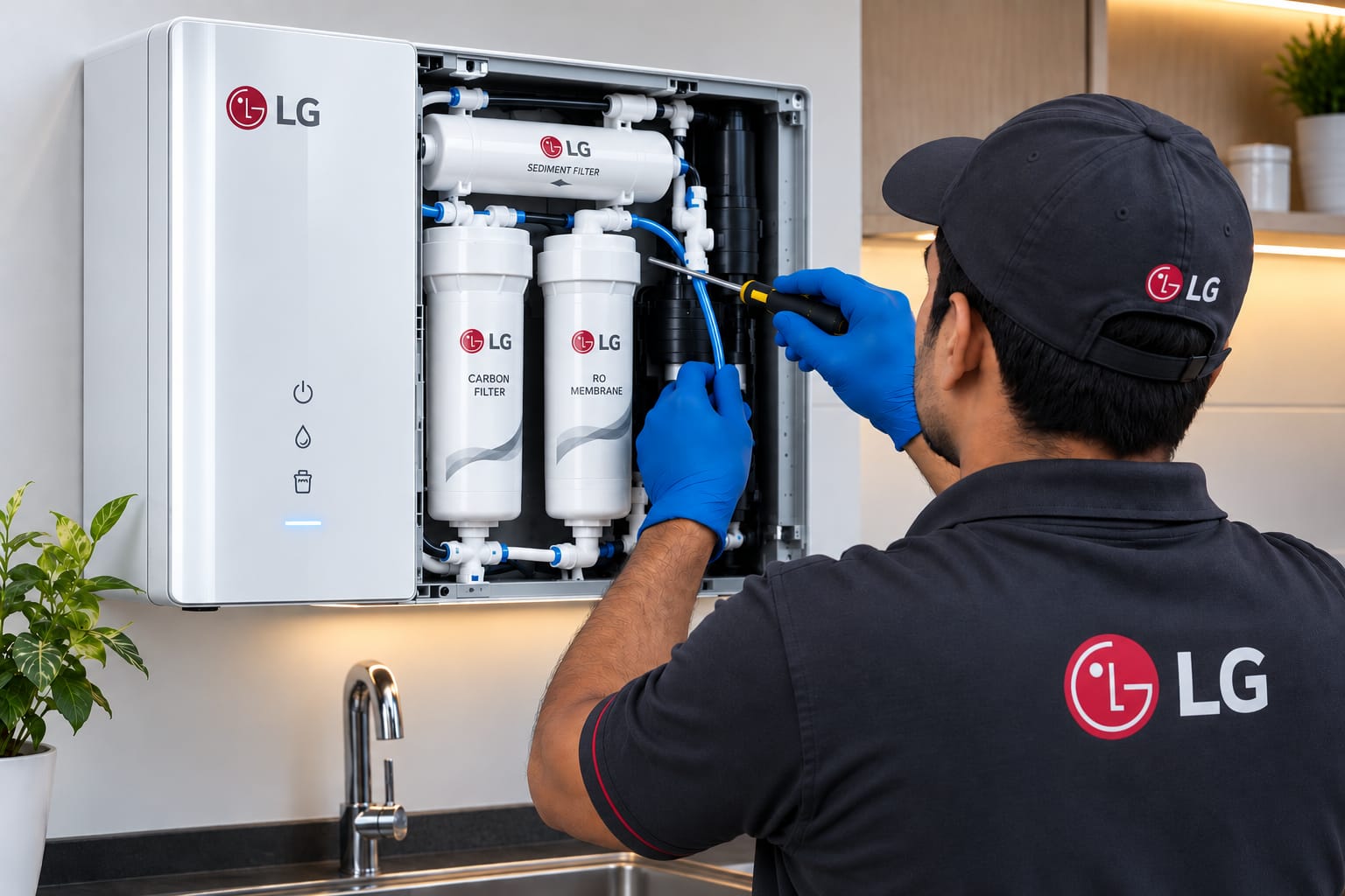 Doorstep LG RO Water Purifier Repair & Service in Bangalore