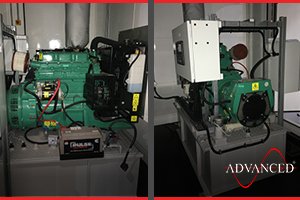 diesel generator secure housing