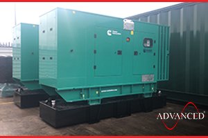 2 Cummins 220 kVA Diesel Generators with Bespoke Extended Base Fuel Tanks