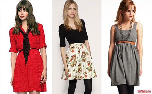 Look da scuola: vestiti romantici