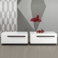 Bedside Table To Be With Trapezoidal Base By Bonaldo