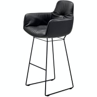 Leya Fauteuil de bar métal (haut) par freifrau