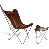 Hardoy - Grand Comfort Sessel und Hocker von Weinbaums