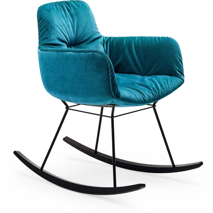 small teal chair