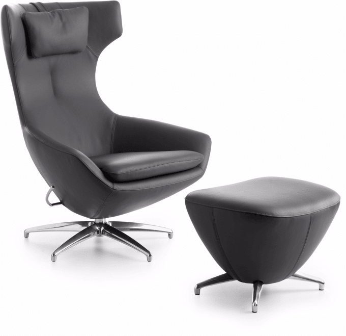 Caruzzo Wing Chair By Leolux