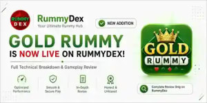 GOLD RUMMY IS LIVE NOW news cover banner