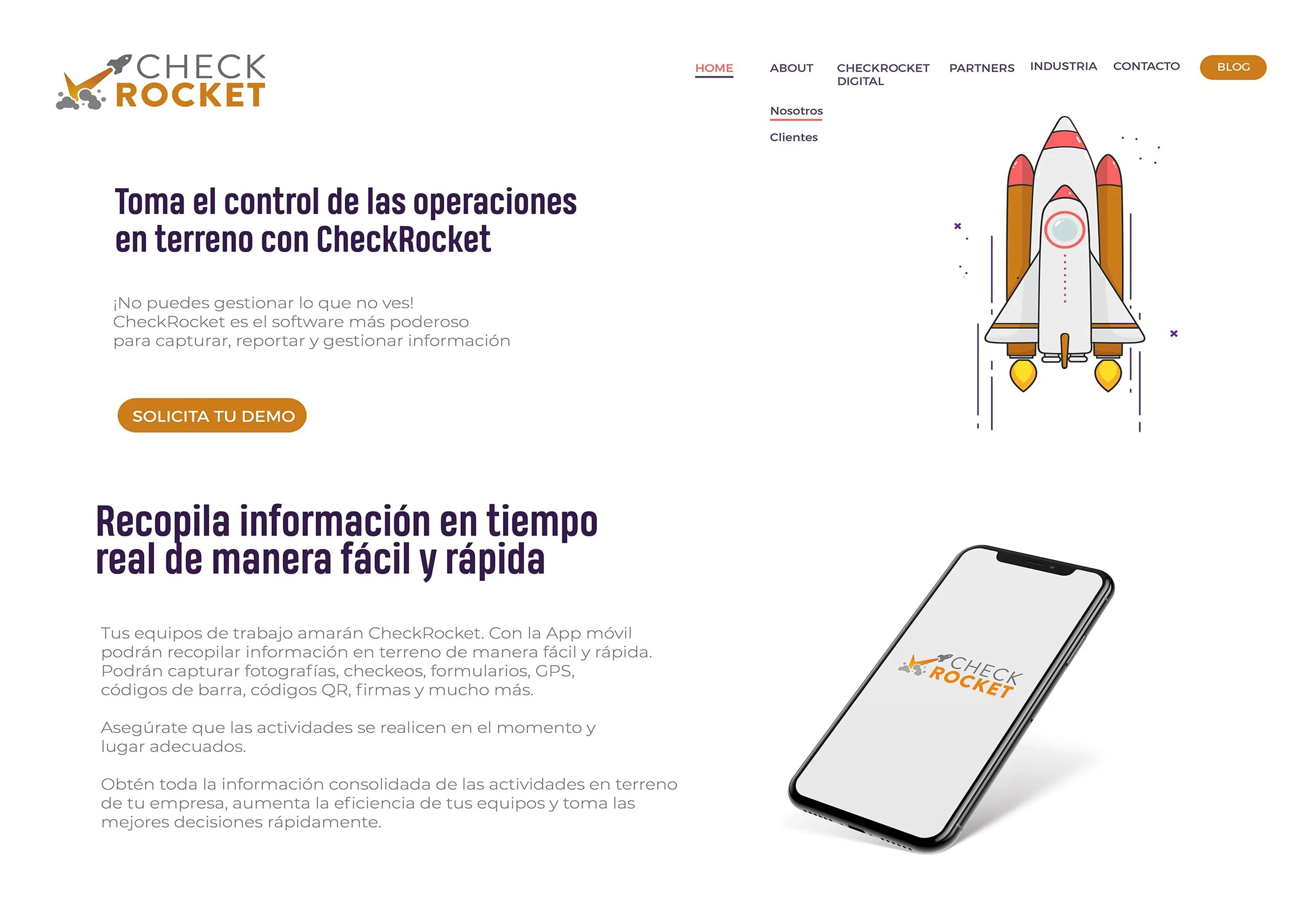 Webs de Check-Rocket